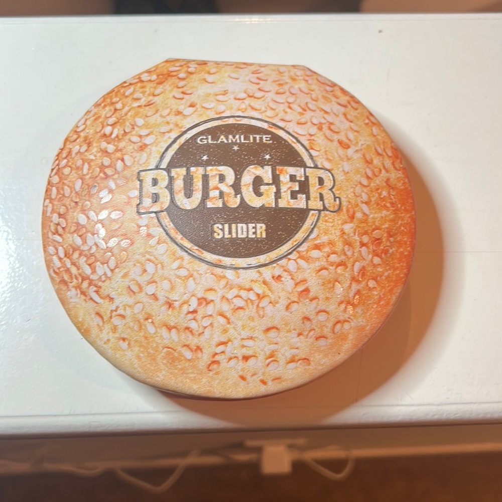 GlamLite burger slider eyeshadow palette